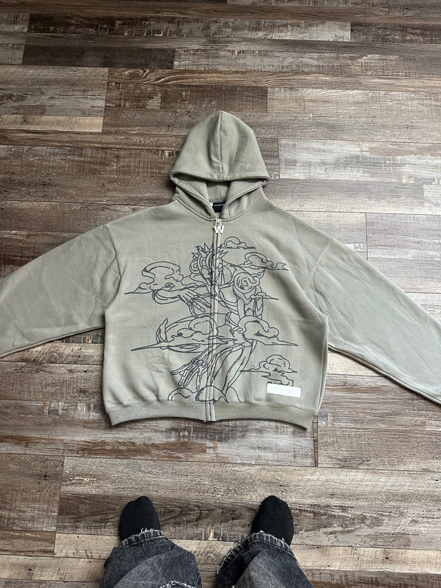 WEATHER REPORT ZIP-UP + FREE BEANIE (READ DESCRIPTION) - Shahzad Clothing