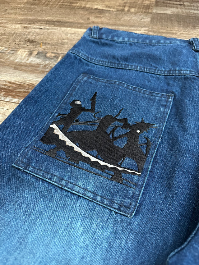 SOUL EATER (DENIM) + FREE ITEM (READ DESCRIPTION) - Shahzad Clothing